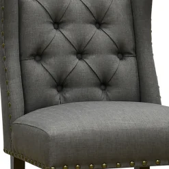 Aahmad Charcoal Grey Dining Chair, Kd Online Discount