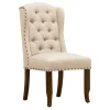 Aahmad Winged Dining Chair, Natural Online Discount