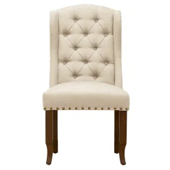 Aahmad Winged Dining Chair, Natural Online Discount