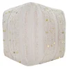 Amala Sequin Tufted Pouf Premium