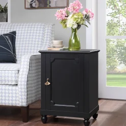 Asbury 1-Door Cabinet Exquisite Gifts
