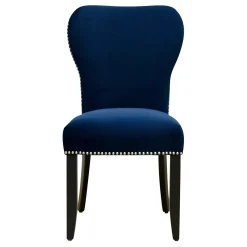 Astor Navy Blue Dining Chair, Kd Opening Sales