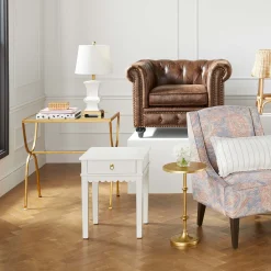 Astoria Accent Table, Gold Outlet