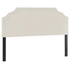 Belize Cream Nail Head Trim King Headboard Gift Selection