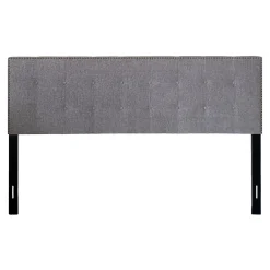 Brian Cement Grey Headboard, King Low Price
