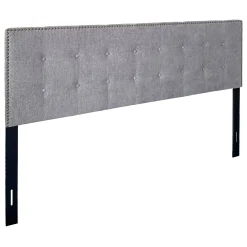 Brian Cement Grey Headboard, King Low Price
