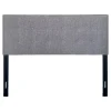 Brian Cement Grey Headboard, Queen Less Expensive