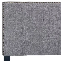 Brian Cement Grey Headboard, Queen Less Expensive