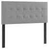 Brian Grey Tufted Headboard, Queen Bargain Sale