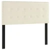 Brian Oyster Tufted Headboard, Queen Bargain Sale