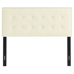 Brian Oyster Tufted Headboard, Queen Bargain Sale