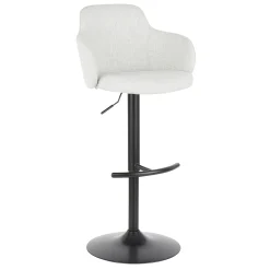 Bryce Adjustable Barstool, Light Grey Opening Sales