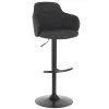 Bryce Adjustable Barstool, Dark Grey Good Quality