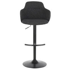 Bryce Adjustable Barstool, Dark Grey Good Quality