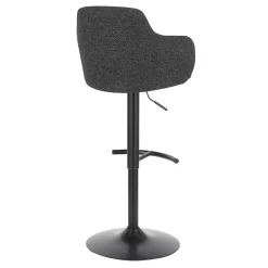 Bryce Adjustable Barstool, Dark Grey Good Quality