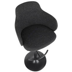 Bryce Adjustable Barstool, Dark Grey Good Quality