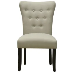 9-Button Natural Parson Dining Chair Flash Sale