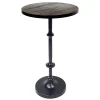 Calvin Black Metal Accent Table, 22 Less Expensive