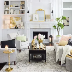 Calvin Gold Metal Accent Table, 22 Opening Sales