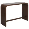 Cora Curved Wood Console Table Exquisite Gifts