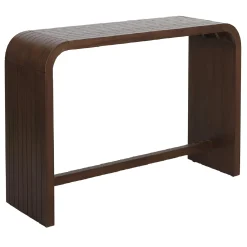 Cora Curved Wood Console Table Exquisite Gifts