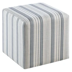 Cottage Striped Ottoman Fashion