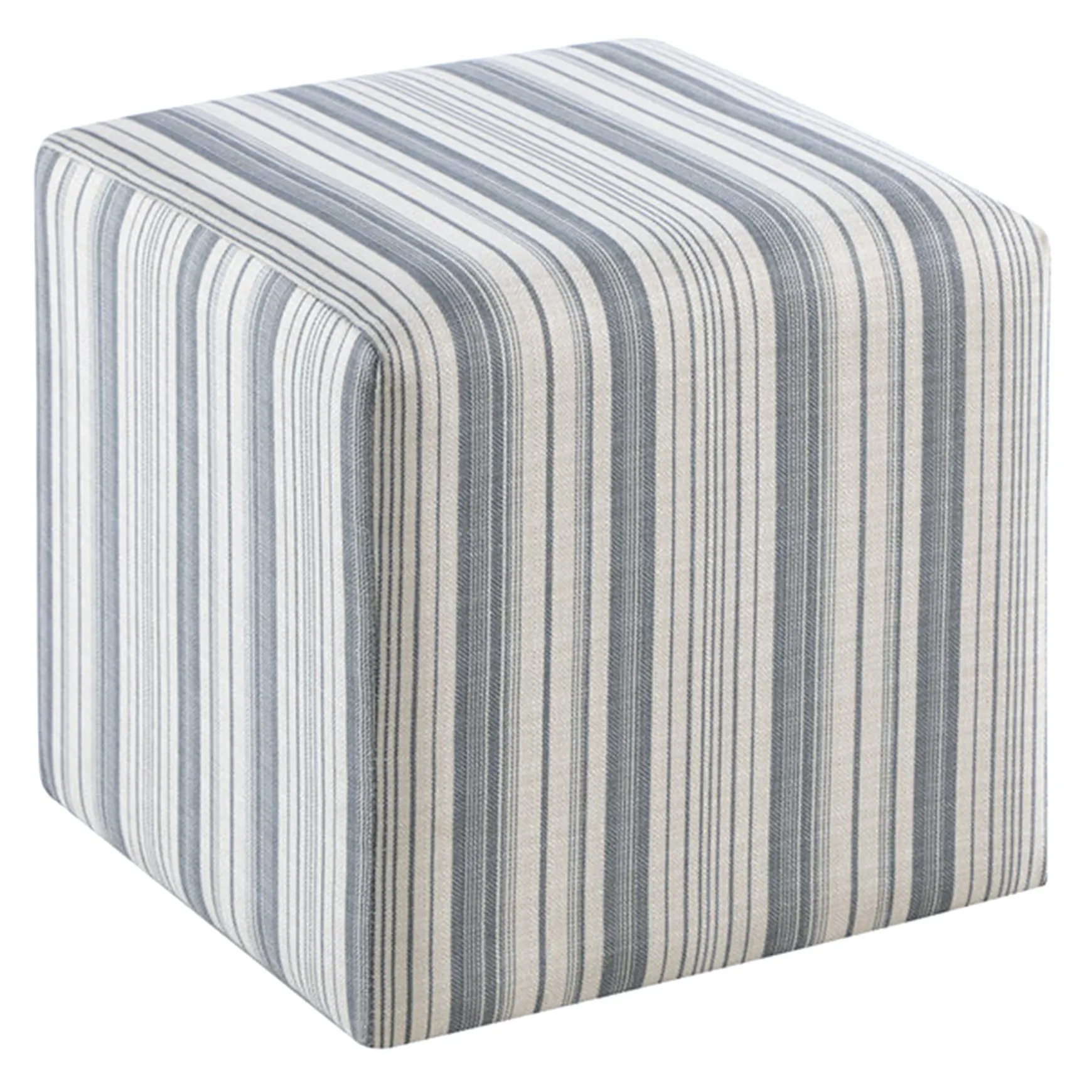 Cottage Striped Ottoman Fashion
