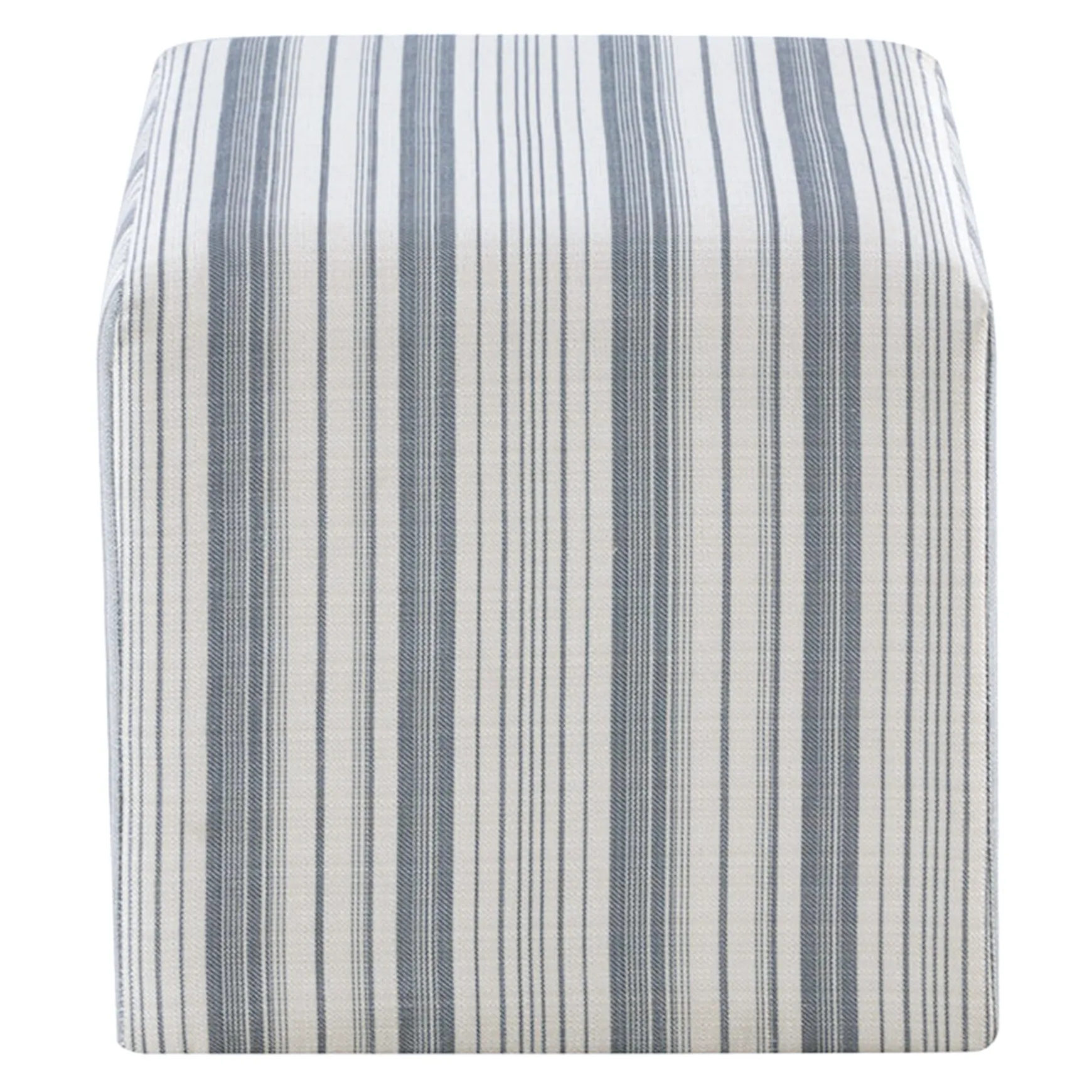 Cottage Striped Ottoman Fashion