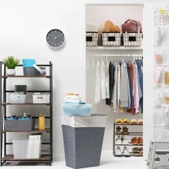 Dakota 4-Tier Black & Brown Industrial Modern Bookshelf, 49 Low Price