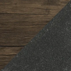 Dakota 4-Tier Black & Brown Industrial Modern Bookshelf, 49 Low Price