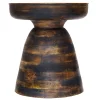 Dark Brown Wood Accent Table Opening Sales