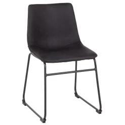Drake Modern Industrial Dining Chair, Grey Discount Online