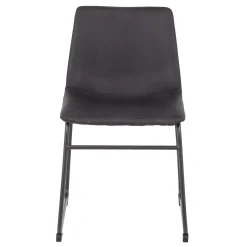 Drake Modern Industrial Dining Chair, Grey Discount Online