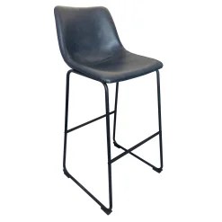 Drake Navy Blue Barstool, Kd Clearance