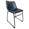 Drake Navy Blue Dining Chair, Kd Premium