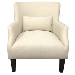 Emilee Cream Upholstered Accent Chair Premium