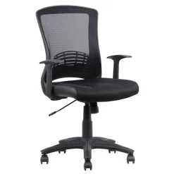 Enzo Black Adjustable Office Chair Less Expensive