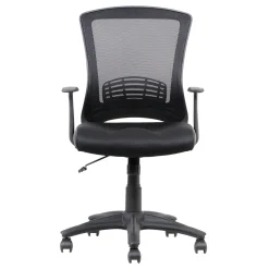 Enzo Black Adjustable Office Chair Less Expensive