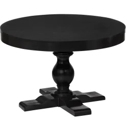 Evening Mist Round Black Wooden Tabletop-Base Sold Separately, 48 Gift Selection