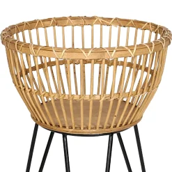 Found & Fable Bamboo Planter Stand, Medium Less Expensive