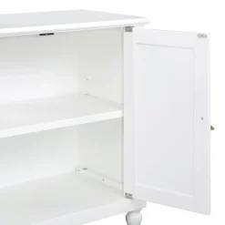 Grace Mitchell Asbury White 2-Door Cabinet Premium