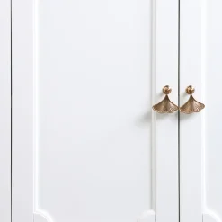 Grace Mitchell Asbury White 2-Door Cabinet Premium