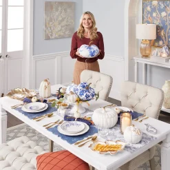 Grace Mitchell Cortana White Wooden Dining Table Promotion