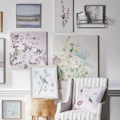 Grace Mitchell Olivia Striped Scalloped Arm Chair Discount