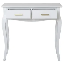 Grace Mitchell Scarlett 2-Drawer Console Table, White Clearance