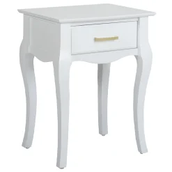 Grace Mitchell Scarlett White End Table Good Quality