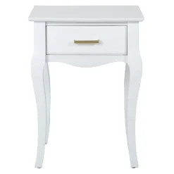 Grace Mitchell Scarlett White End Table Good Quality