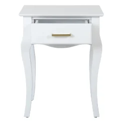 Grace Mitchell Scarlett White End Table Good Quality