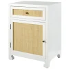 Grace Mitchell Wood & Rattan Cabinet With Drawer Gift Selection