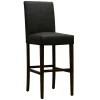 Honeybloom Brown Baseball Stitch Barstool Low Price